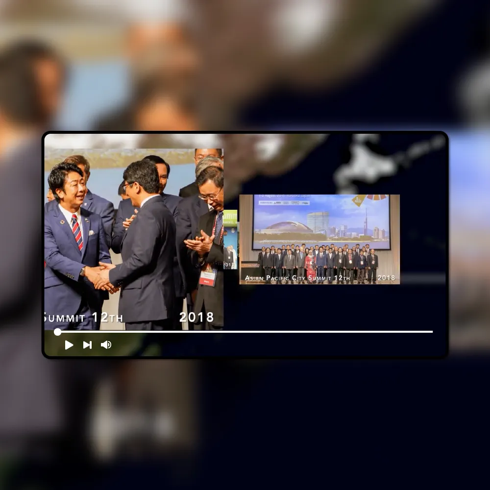 アジア太平洋都市サミット2022 OP動画制作